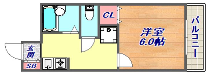 ハッピーコート甲南山手の間取り