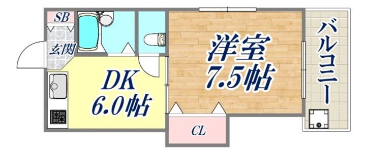 城村マンションの間取り