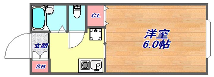 クイーンズコート西灘の間取り