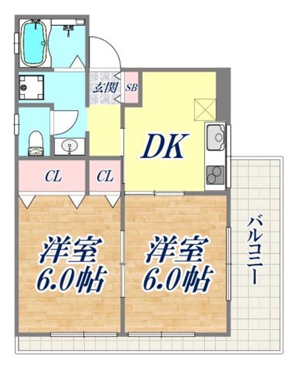 サンコートの間取り