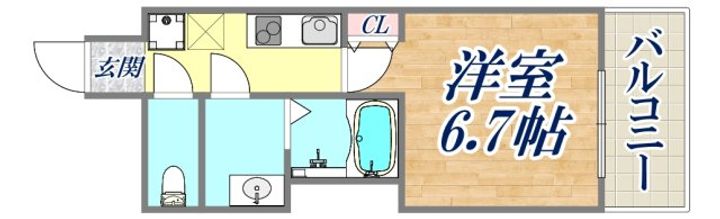 ファーストフィオーレ神戸湊町の間取り