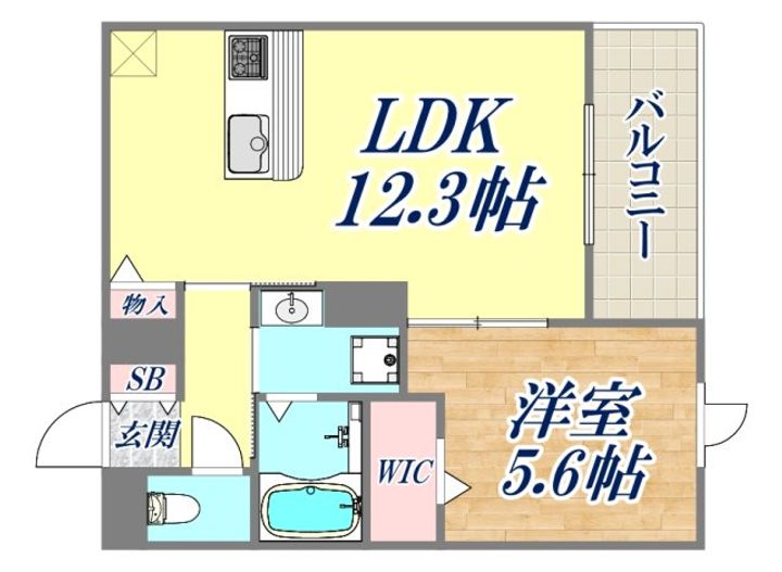 バレンティアの間取り