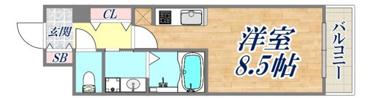 エヴァステージ神戸六甲の間取り