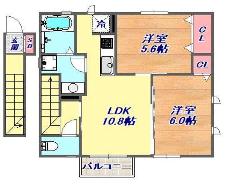 憩ハウスの間取り
