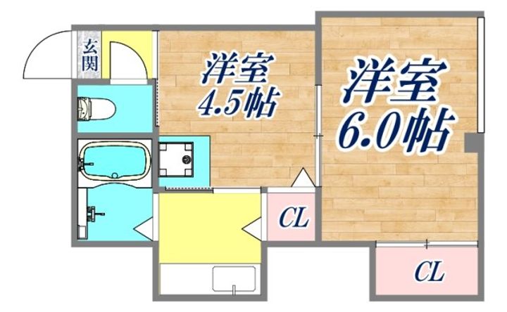 エルパラッツォ新開地の間取り
