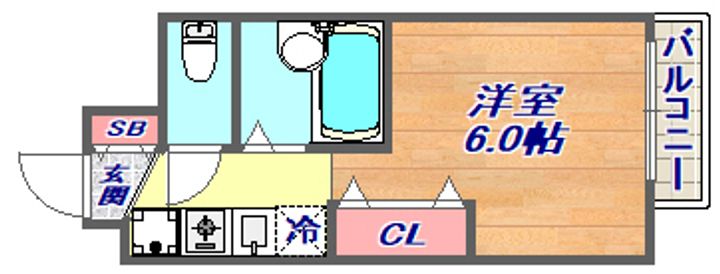 スペラーレ御影の間取り