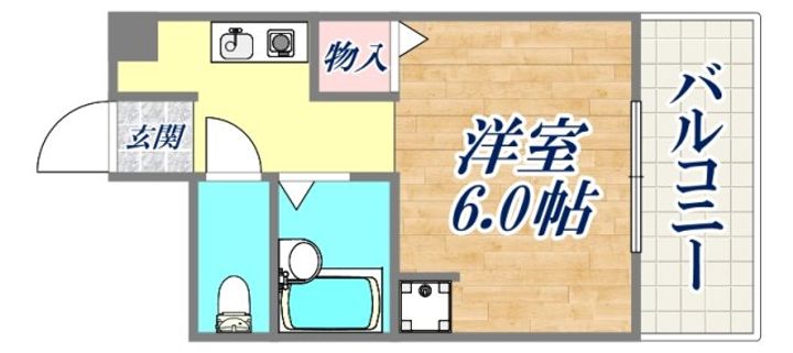 普茶マンションの間取り
