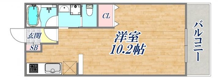 アーバネックス神戸駅前の間取り