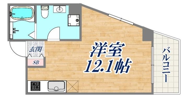 レシア六甲の間取り