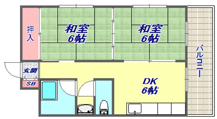 グランディア六甲STORIAの間取り