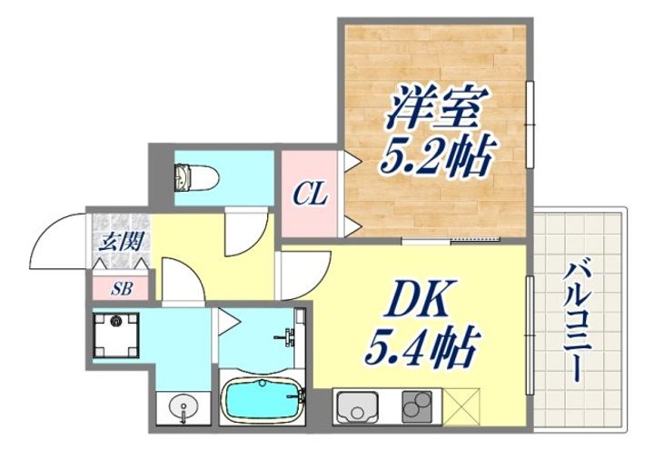 プリオーレ新開地の間取り