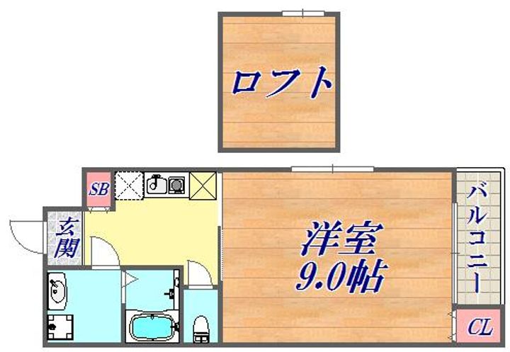 アベニュー橘の間取り