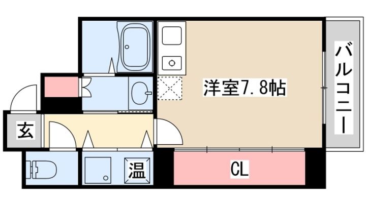 AXIS神戸みなと元町の間取り