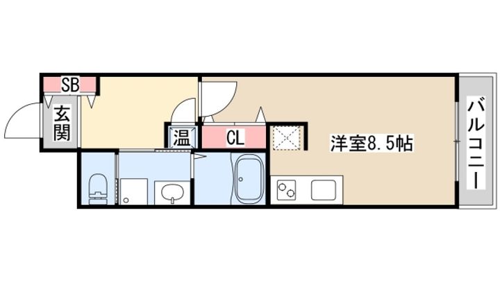 ウィルドゥ浜崎通の間取り