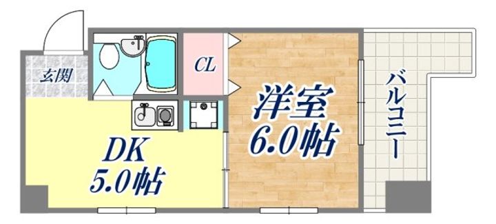 ヴェルドール兵庫2の間取り