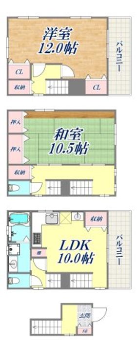 エルパラッツォ住吉宮町の間取り