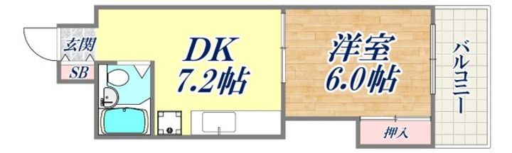 シティライフ下山手の間取り