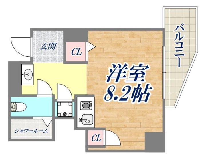 アルテハイム神戸県庁前の間取り