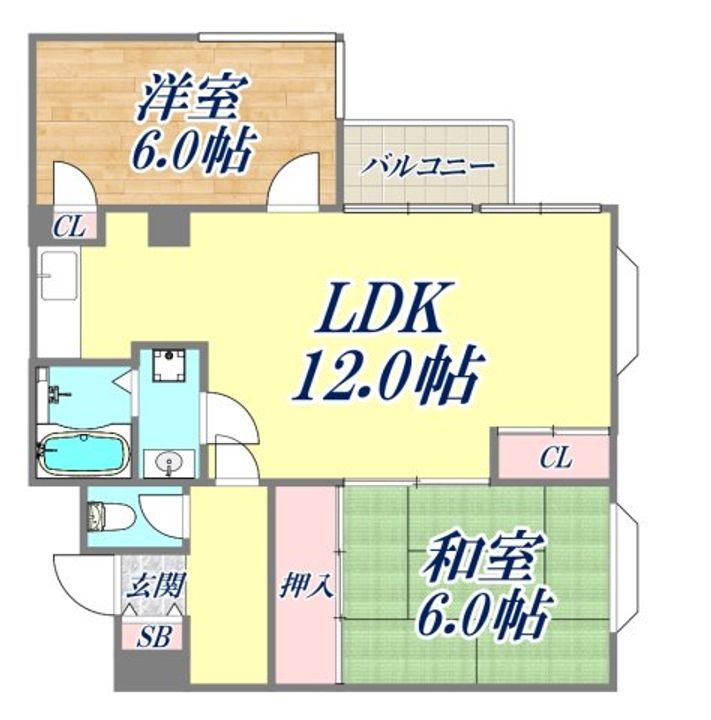 メゾンオリエンタルの間取り