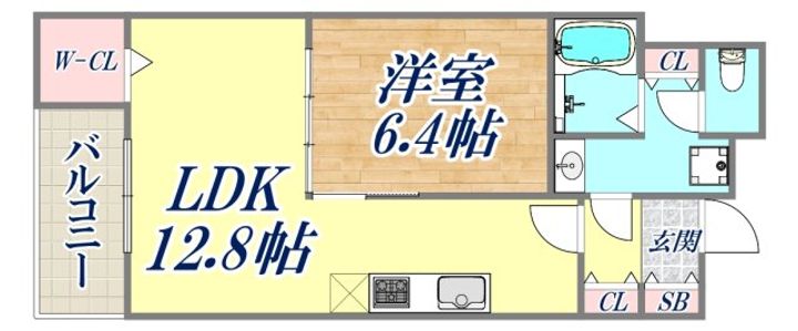グランヴィル芦屋西の間取り