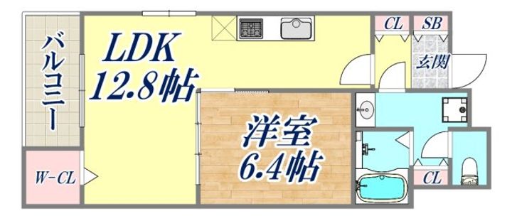 グランヴィル芦屋西の間取り