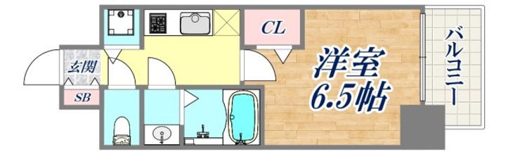 プレサンスKOBEグレンツの間取り