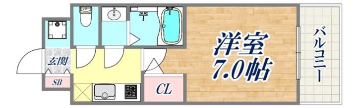 ソルテラスKOBE湊町の間取り