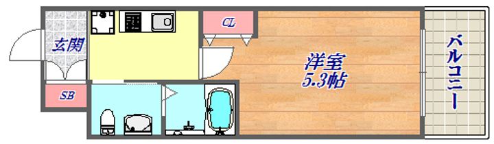エスリード神戸WESTの間取り