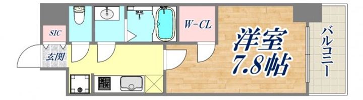 エスプレイス神戸グレースの間取り