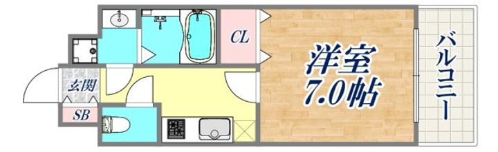 スワンズ新神戸ウィータの間取り