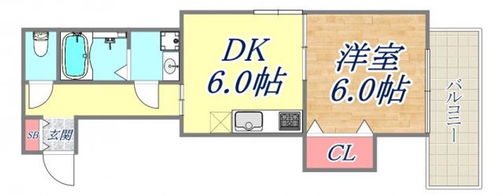 喜林マンションの間取り