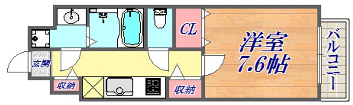 モンマール三宮の間取り