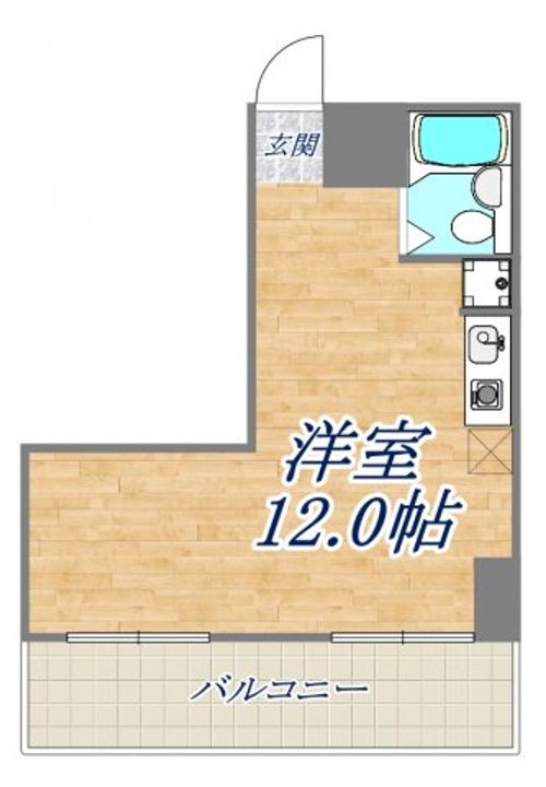 カサベラ花隈の間取り