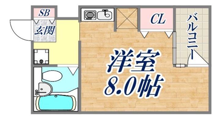 ヒルバレー妙法寺駅前の間取り