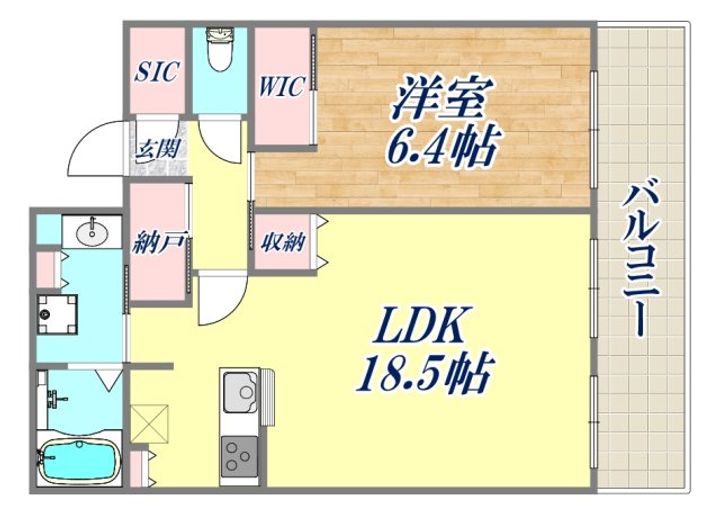 ベイシティタワーズ神戸WESTの間取り
