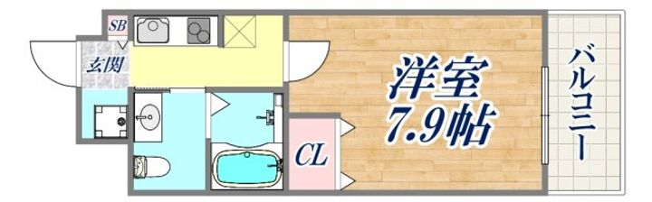 ラ・フォンテ神戸長田の間取り