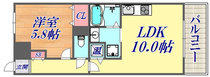 カサアレグリアの間取り