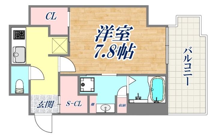 GENOVIA神戸湊川公園の間取り