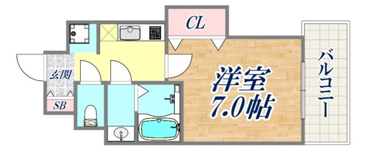 Luxe芦屋南の間取り