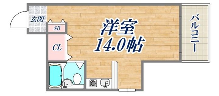 サンコール魚崎503の間取り