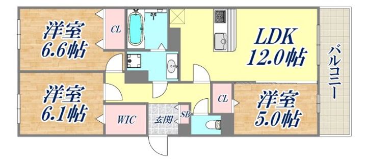 La Maison 高羽町の間取り