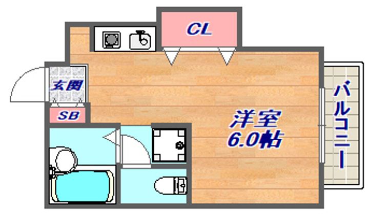 アクシス北青木の間取り