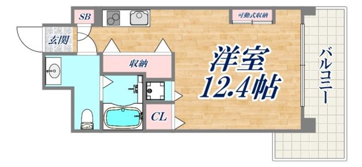 ロイスグラン神戸湊川公園の間取り
