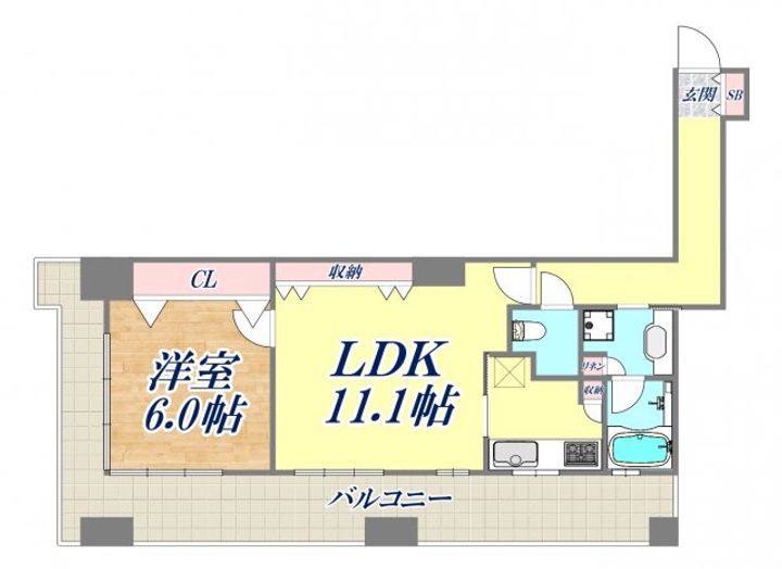 トア山手ザ・神戸タワーの間取り