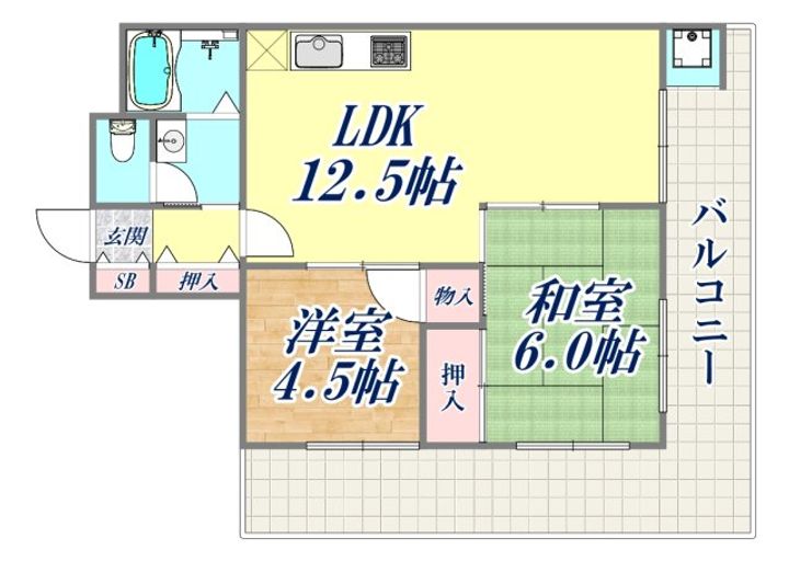 モンラヴィ本山の間取り