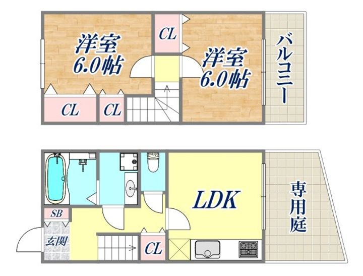 KARIN妙法寺の間取り
