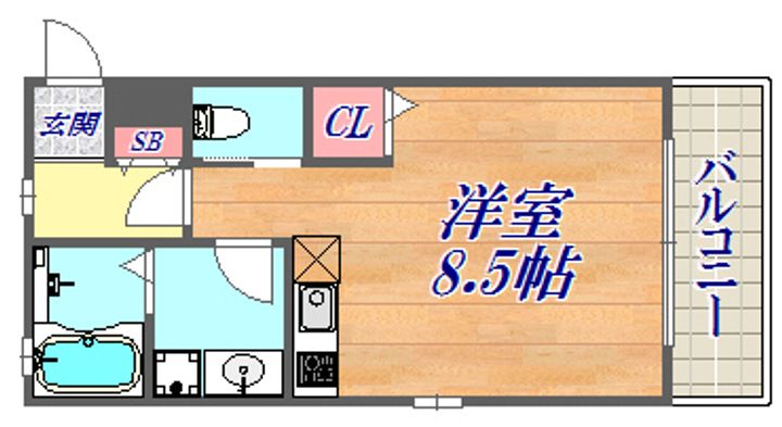 COZY8の間取り