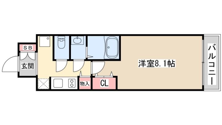 W-STYLE神戸2の間取り