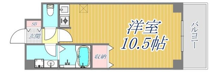 フルール須磨の間取り