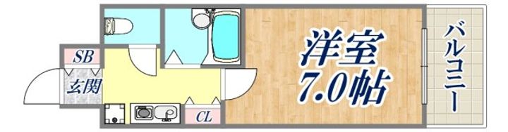 エスリード新神戸の間取り